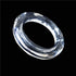 PZRT 6PCS Crystal Chandelier Rings Handing Ring Chandelier Glass Crystals Lamp Prisms Parts Drops Pendant