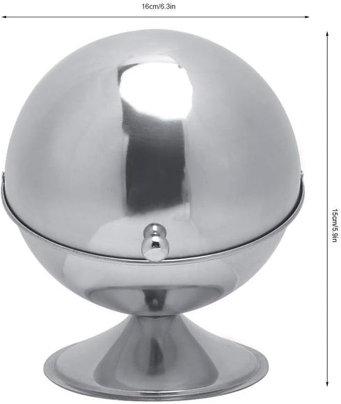 Fdit Stainless Steel Spice Condiment Jar Box with Swivel Cover, Salt Sugar Container for Kitchen