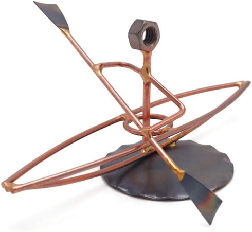 Kayak Collectible Handmade Metal Art Figurine - Desk Accessories, Trophy, Boss Gift, Office Décor