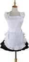 Love Potato Cute White Retro Kitchen Restaurant Aprons for Women Girls - Waitress Apron Gift