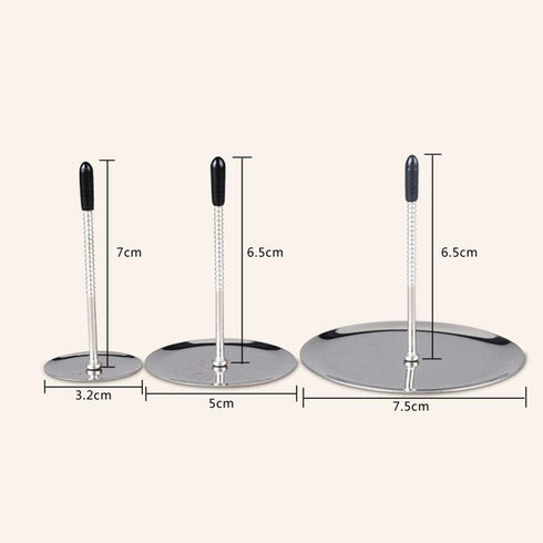 3 Pcs Flower Nail Decorating Tools - Stainless Steel Cake Cupcake Decor Tools for Baking