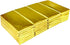 Foil Wrapper - 100 Pack Candy Bar Wrappers, 6" x 7.5", Gold, Best for 1.55Oz Candies/Chocolate Bars