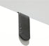 16" Wreath Hanger for Front Door, 2 Pack Wrought Iron Over The Door Hook, Matte Black