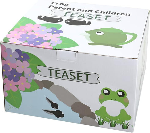 HAKONE YOSEGI Set, (30 oz 2 5 oz Frog Teapot & Cup Japanese Tea Service with Filter & Gift Box Teapot, Cups)
