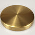 FREELOVE Gold Tray, Round Brass Serving Platter, Decorative Plate for Coffee Table, Brushed Hammered Coasters, 5 inch