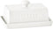 Large Butter Dish with Lid, 8oz Ceramic Butter Holder with Knob Handle,