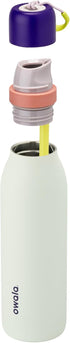 18-oz, Owala FreeSip Twist Insulated Stainless Steel Water Bottle with Straw for Sports and Travel, BPA-Free