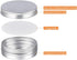 Aluminum Tin Cans, 24pcs 4 OZ Metal Round Tins Containers with 4pcs Stickers & Double-ended Scraper Set for Candle