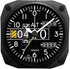 Trintec 2060 Series NV Aviation Altimeter Travel Alarm Clock, 3.5" Sq