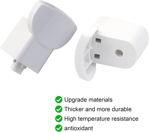 WB06X10943 Microwave Handle Support: Compatible Replacement for GE, Hotpoint Microwave Handle, Replaces 3025054