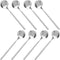 findTop Mini Teaspoons Set - Pack of 8 Stainless Steel Espresso Spoons for Coffee, Tea, Dessert, Ice Cream