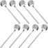 findTop Mini Teaspoons Set - Pack of 8 Stainless Steel Espresso Spoons for Coffee, Tea, Dessert, Ice Cream