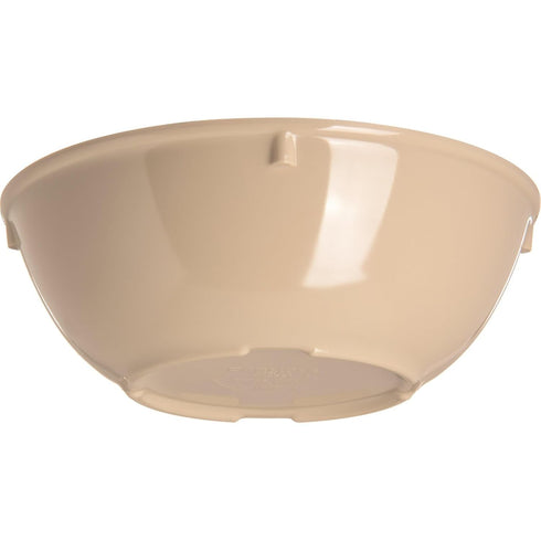 Carlisle FoodService Products Dallas Ware Plastic Snack Bowl, Melamine, 14 Ounces, Tan