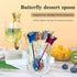 6-Pack Rainbow Colorful Coffee Spoons, Stainless Steel Teaspoon for Dessert, Espresso