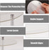 CRASPIRE Acrylic Cake Stands for Dessert Table, Clear Cupcake Display Holder, Round Food Organizer for Party Decoration