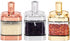 Glass Condiment Spice Jars, 2PC Container with Lids and Spoons, Sugar Bowls Seasoning Box Set, Best Spice jar for Your Home, Kitchen, Counter (Gold(11oz/320 ml))