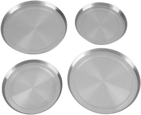 Dioche Electric Stove Covers, 4Pcs/Set Stainless Steel Kitchen Stove Top Protectors for Cooking
