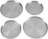 Dioche Electric Stove Covers, 4Pcs/Set Stainless Steel Kitchen Stove Top Protectors for Cooking
