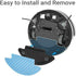 Replacement Parts Accessories Compatible with Lefant M210, M210S, M210B, M213 Robot Vacuum Cleaner Mop, 10 Brushes and