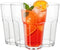 MICHLEY Unbreakable Drinking Glasses Set of 4, 12oz Tritan Plastic Highball Tumbler Glassware
