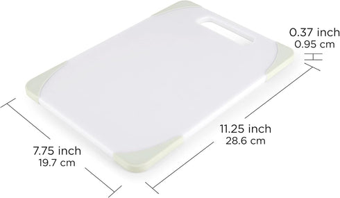 Copco Nonslip Small Plastic Cutting Board, 7.75x11.25-Inch, Pistachio Color