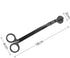 Candle Wick Trimmer, Wick Clipper Cutter Scissor (Matte Black)