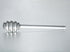 6 Inches 1 Pack, Glass Honey Dipper, Clear Drizzler for Honeypot, Honeycomb Spoon Mixing Stirrer, Honey Server