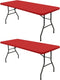 2 Pack Picnic Fitted Table Cover for 6 Foot Tablecloth for Rectangle