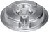 Litewoo Stainless Steel Round Divided Plate - 4 Sections