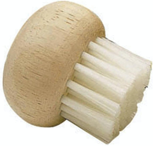 KitchenCraft Kitchen Craft Mushroom Cleaning Brush with Rubber Wood Handle and Soft Bristles