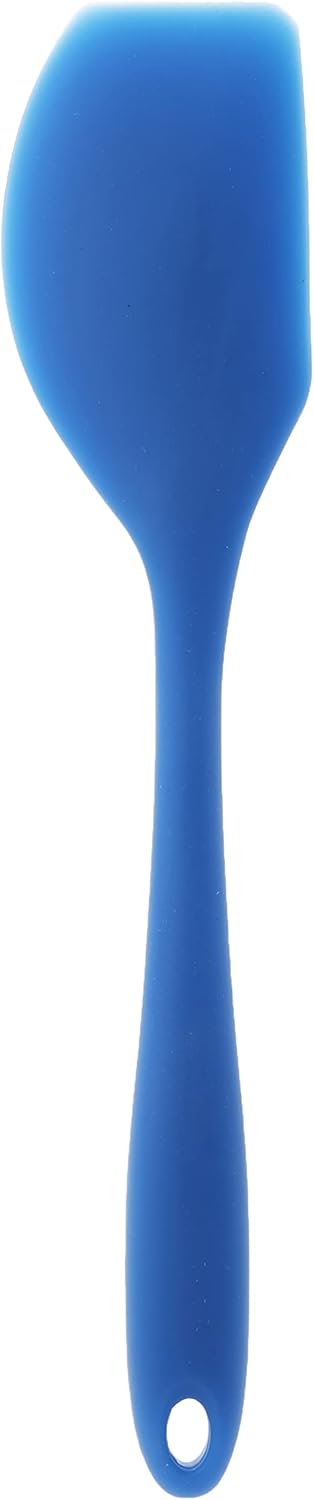 HIC Kitchen Essentials Blueberry Blue Silicone Scraper - 11.25 Inch