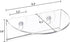 4 Pack Suwimut Window Plant Floating Shelf, Suction Cup Shelf for Fish Tank, Acrylic Ledge Plants Holder Window Sill
