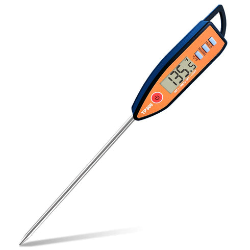 Digital Meat & Milk Thermometer, Instant Read Probe for Cooking, BBQ, Grill, Deep Fry, Roast & Baking