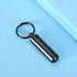 Cremation Jewelry Urn Keychain for Ashes, Cylinder Keepsake Necklace for Women and Men