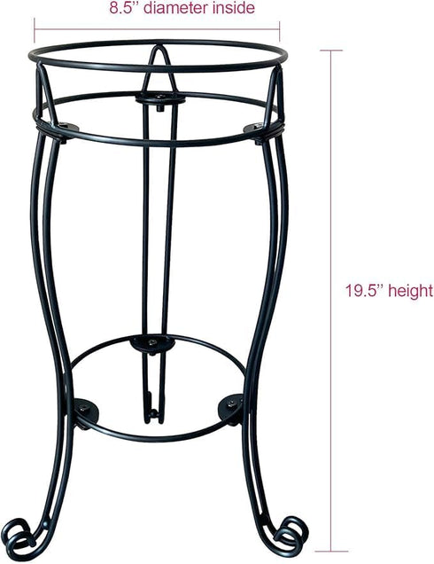 19.5 Inch 10 12 Inch Tall Metal Gazing Ball Stand for or Balls,Garden Gazing Globe Stand Outdoor Ball Holder Birdbath