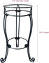 19.5 Inch 10 12 Inch Tall Metal Gazing Ball Stand for or Balls,Garden Gazing Globe Stand Outdoor Ball Holder Birdbath