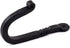 Renovators Supply Black Wrought Iron Bathroom Hooks, 3.5 in., Pack of 3