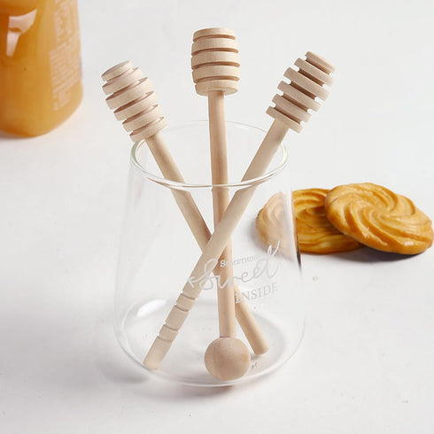 2pcs 2pcs Honey Dipper Stick, Long Handle Honey Spoon, Wooden Honey Dipper Stick for Honey Jar, Wooden Spoons Stirrer