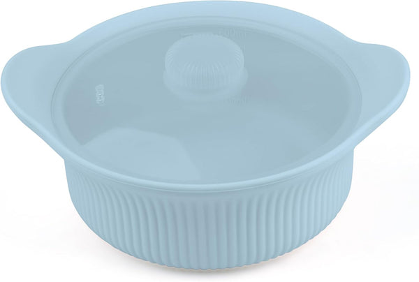 Jalopink Silicone Microwave Steamer - Microwave Pot Steamer Basket Bowl for Baby Food,