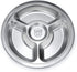 Litewoo Stainless Steel Round Divided Plate - 4 Sections