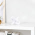 XMGZQ White Knot Decor for Coffee Table Book,Chain Link Decor for Bookshelf Entry Table TV Stand,Minimalist Knot