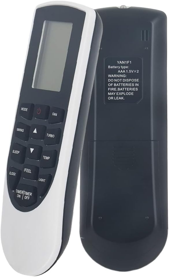 YAN1F1 Replacement for GREE AC Air Conditional Remote Control, Compatible with Multiple Models