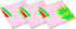 Sparkle and Bash Tablecloth for Two-tti Frutti 2nd Birthday Party Decorations (Pink, 54 x 108 in, 3 Pack)