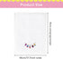 3 PCS White Embroidered Tea Towels, Napkins for Kitchen & Pantry, Baking Sourdough, Housewarming Gift