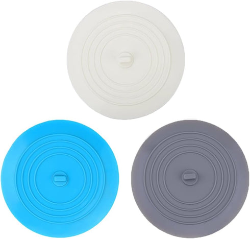 Bathtub Drain Stopper 3 Pack, V-TOP 5inch Tub Stopper Cover, Silicone Bath Plug for Kitchen Bathroom Laundry