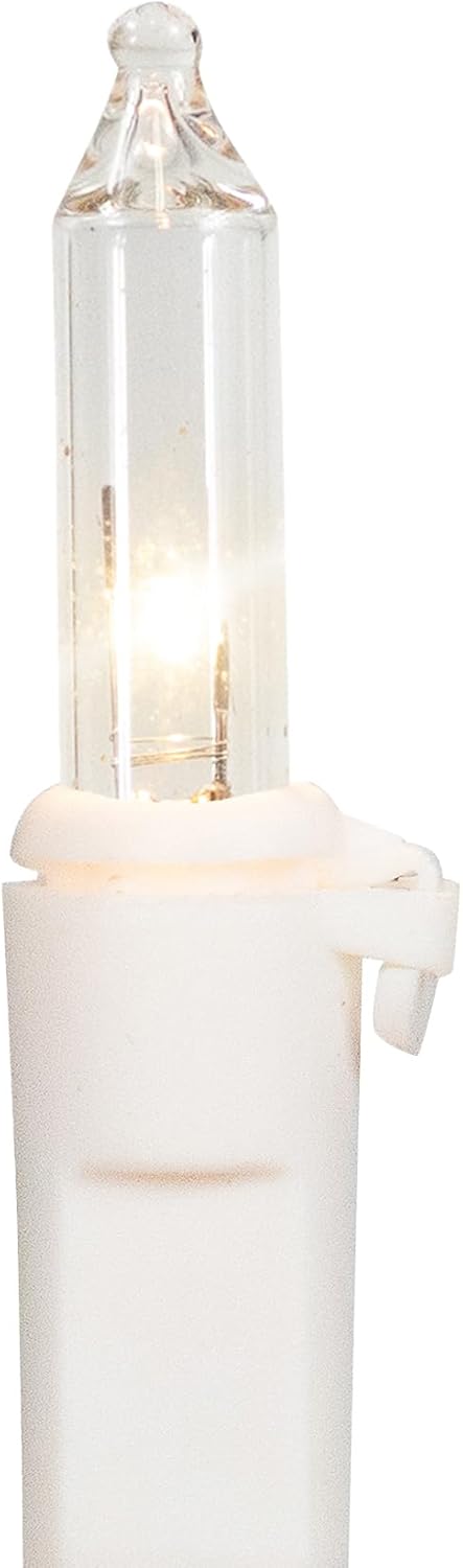 4' 10ct Northlight Mini Incandescent Christmas Lights - Clear - White Wire