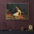 Yomcut Karel Fabritius Wall Art, The Goldfinch 1654 Poster - Retro Bird Nature Painting for Farmhouse Living Room
