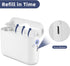 Countertop, Compact Paper Towel Dispenser Single Sheet Dispensing with Built-in Spring, Visible Window, Easy Top