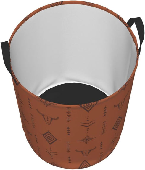 Coobex Large Laundry Basket Western Boho Home Decor Laundry Hamper With Handles Collapsible Laundry Baskets Waterproof