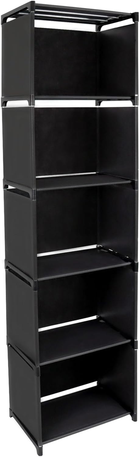 Gmrithaf 6 5-Cube 6 5 Tier Book Shelf, Storage Shelves, Tool-Free Assembly Kids Bookshelf, Bookcase Cube Storage